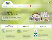 Tablet Screenshot of laboratoires-scientia-natura.ch